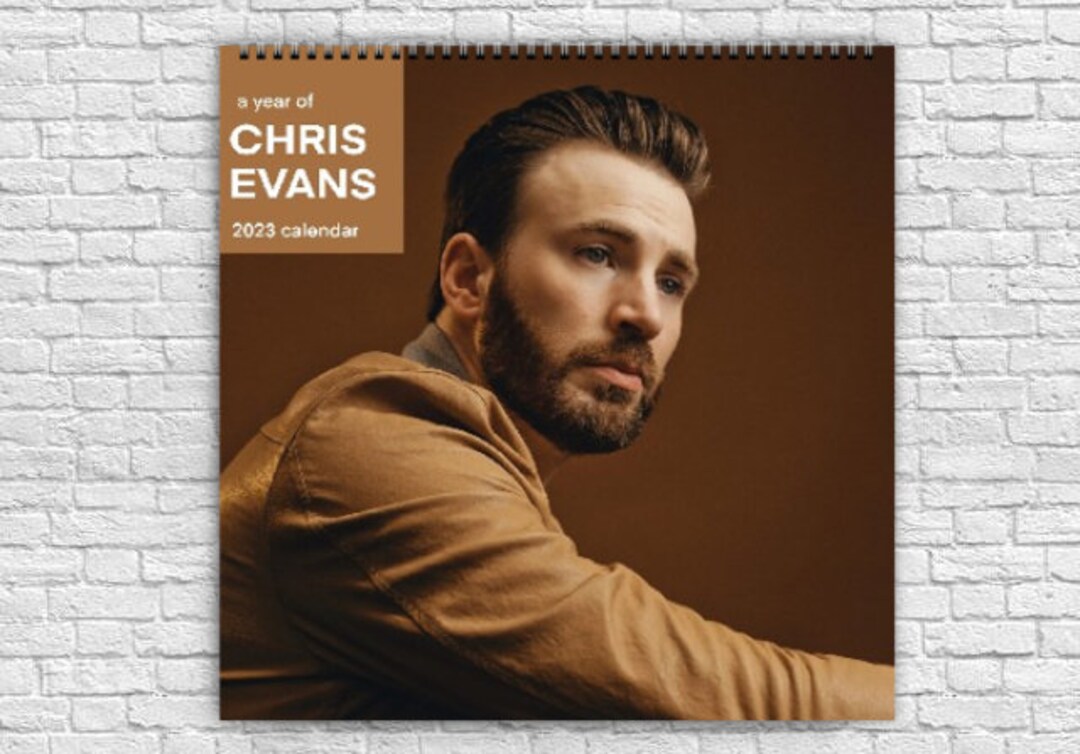 2023 Chris Evans Calendar Celebrity Calendar 2023 Wall Etsy Ireland