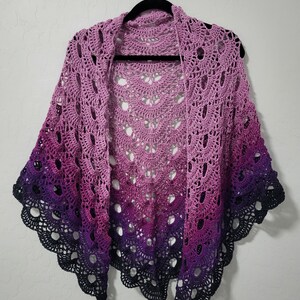 Handmade Crochet Virus Shawl Scarf Wrap