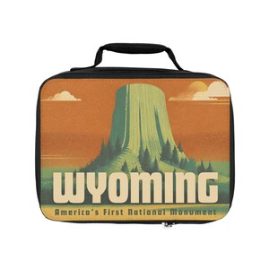 WYO Lunch Bag | Devils Tower | Wyoming gift souvenir