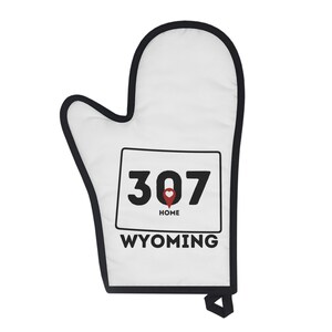 WYO 307 Home Oven Glove, Wyoming gift souvenir