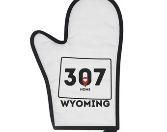 WYO 307 Home Oven Glove, Wyoming gift souvenir