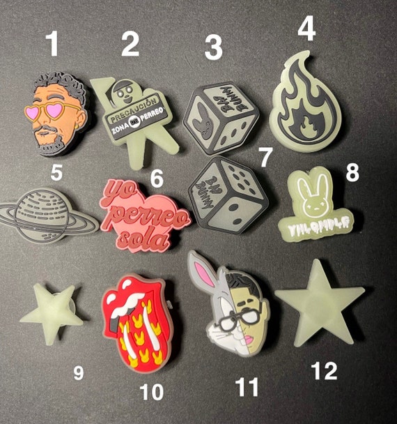 Bad Bunny Croc Charm Jibbitz Etsy