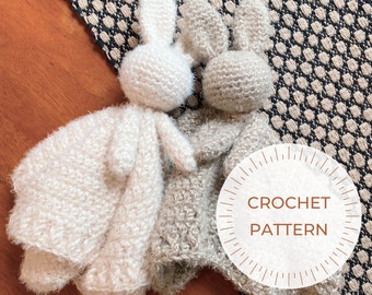 Cuddle Bunny Crochet Baby Lovey Pattern | Lovey Pattern | Baby Toddler Kids Crochet Pattern