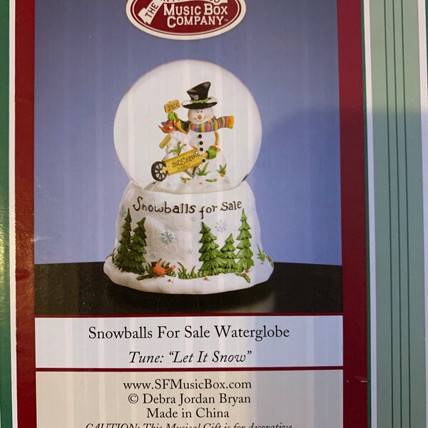 San Francisco Music Box Company Snow Globe Etsy