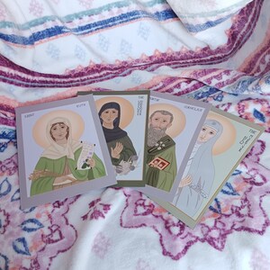 Saints & Flower Series — Personalized Icon Art