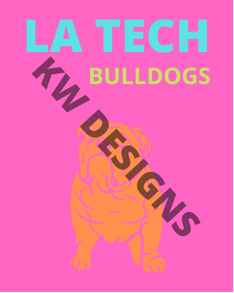 LA TECH Preppy Prints (digital Download) - Etsy