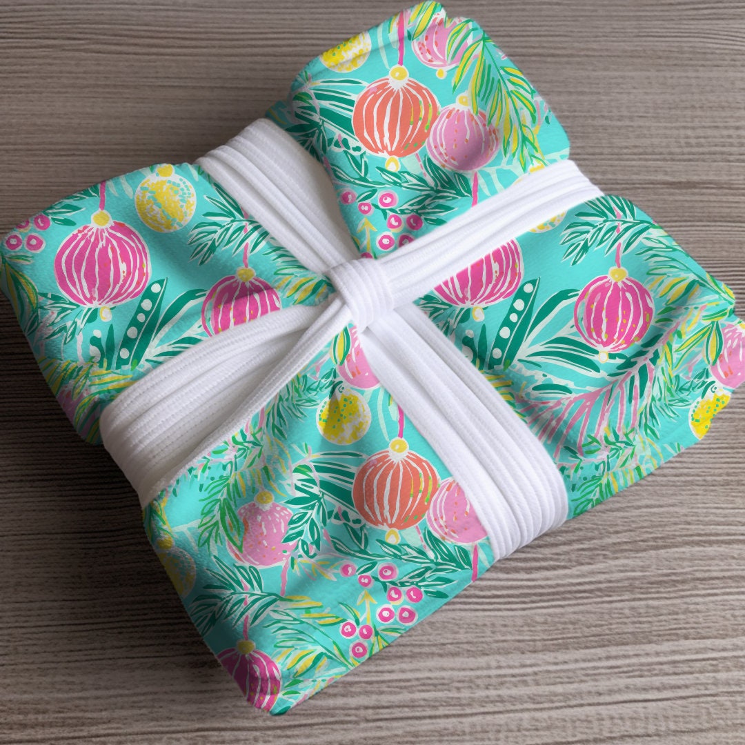 Christmas Blanket Teal And Pink Blanket OHS Christmas Unicorn