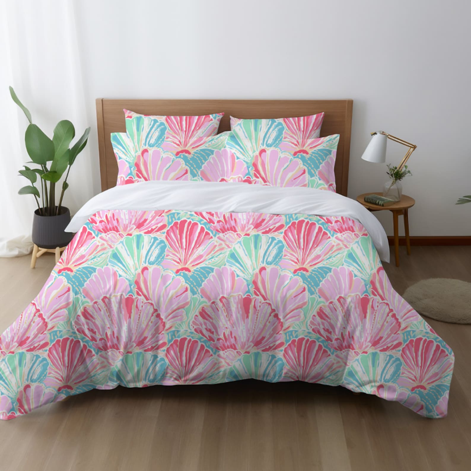 Coastal Duvet Cover, Beach Vibes Duvet Cover, Twin XL Duvet Cover, Cute