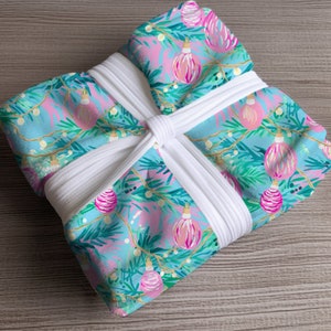 Christmas Throw Blanket, Coastal Christmas Blanket, Pastel Christmas Blanket, Pastel Christmas Decor, Christmas Gift for Her, Christmas Gift
