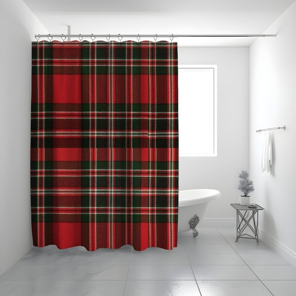 Cabin Shower Curtain Etsy