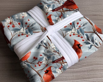 Cardinal Throw Blanket, Cardinal Blanket, Cute Cardinal Blanket, Christmas Throw Blanket, Gift for Grandparents, Gift for Bird Lover
