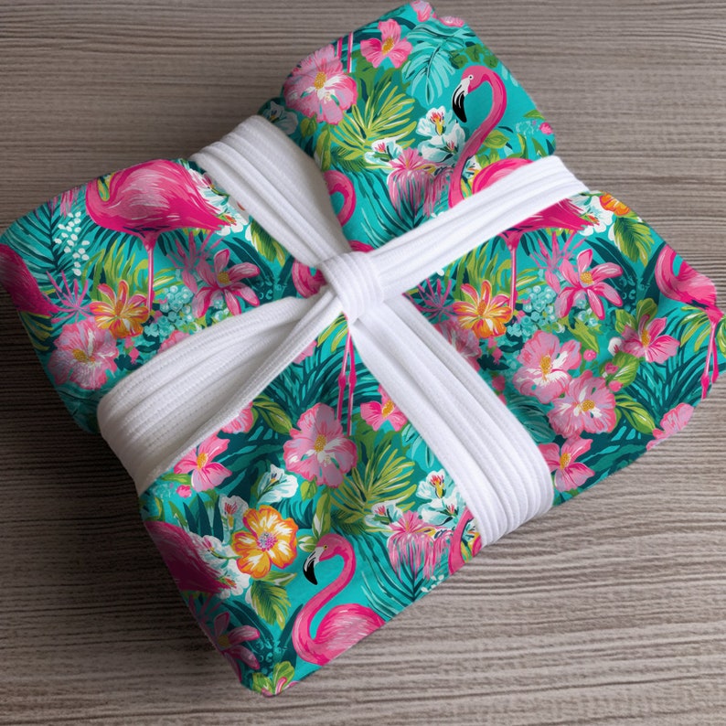Preppy Tropical Print Minky Velveteen Blanket Available in theee sizes.