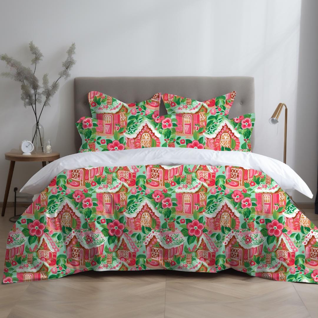 Homewish Peperkoek Huis Beddengoed Sets King Size Kerst