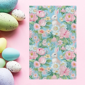Spring Tea Towels, Easter Tea Towels, Pretty Easter Towels, Easter Kitchen Towels, Easter Home Decor, Easter Basket Gift, Springtime Decor