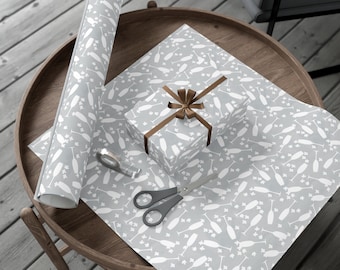 Presentpapper med champagnemotiv, presentpapper med neutral champagnemotiv, presentpapper med gratulationer, presentpapper med bröllopsmotiv