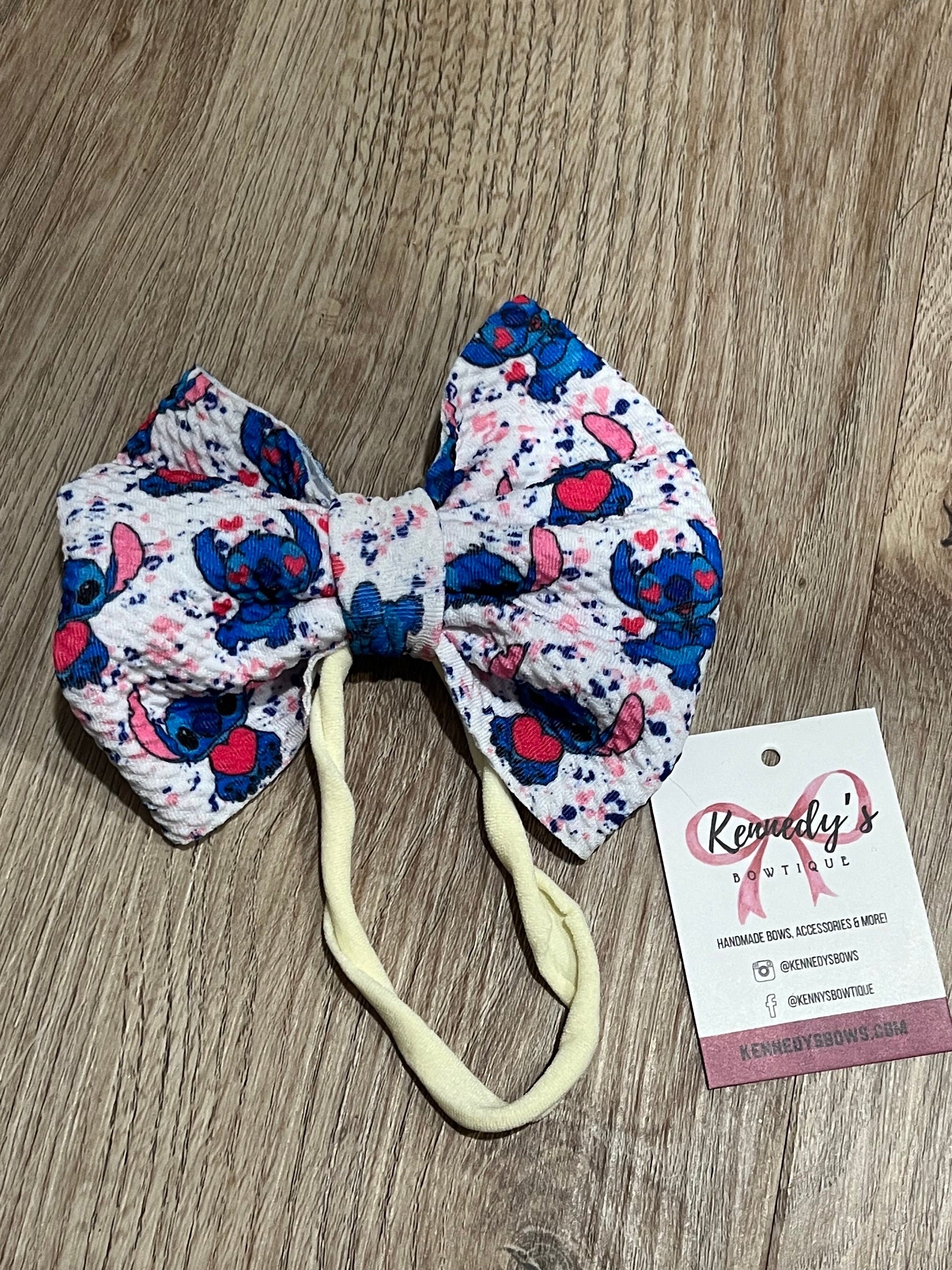 Lilo & Stitch Hair Bow Bows for Babies Toddler Bows Etsy