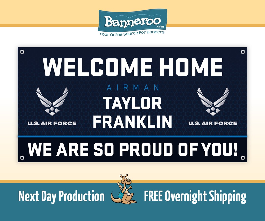 Air Force Banner Air Force Congratulations Banner BMT - Etsy