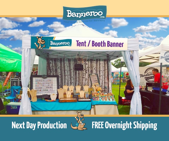 Craft Show Tent Banner: 13oz Vinyl Canopy Banner