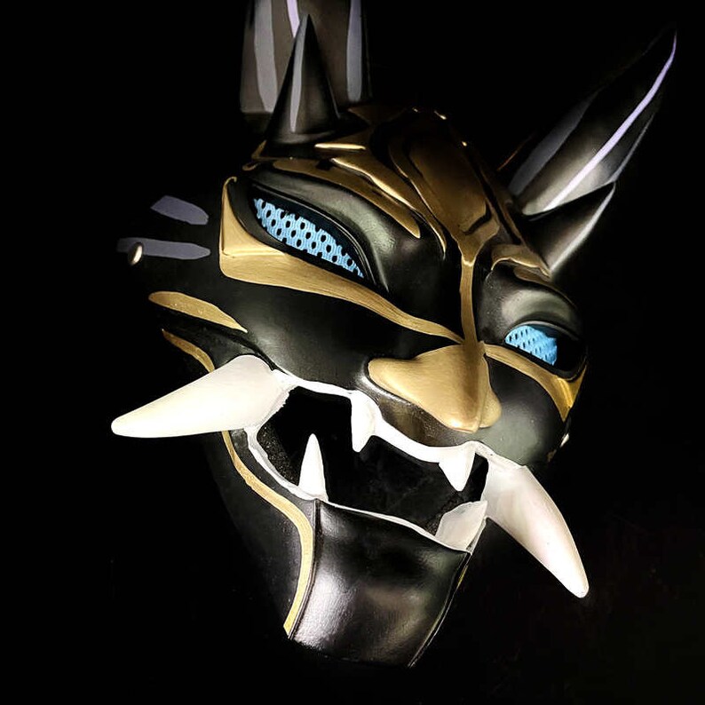 Genshin Impact Oni Mask-cosplay Xiao Mask Hannya Oni Demon - Etsy