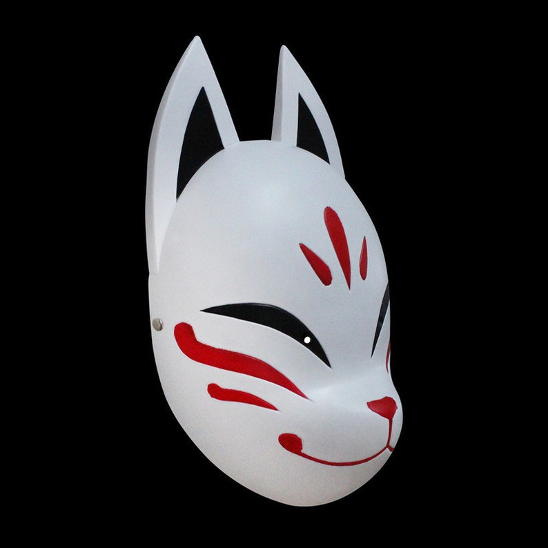 Kamisato Ayaka Mask Genshin Fox Mask Sacrificial Samurai Etsy Australia