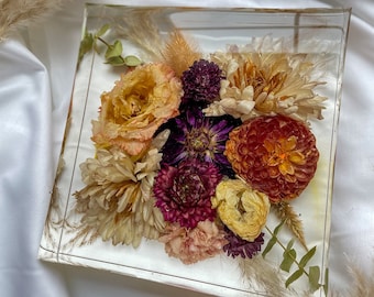 Servicio de conservación de ramos de novia personalizados Conservación de flores Hecho a mano Recuerdo de boda Regalo personalizado