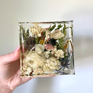 Servicio de preservación de ramos de novia personalizados. Conservación de flores. Recuerdo de boda hecho a mano. Regalo personalizado.