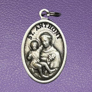 Saint Anthony Medal, Patron Saint of lost things, St Anthony, Ruega Por Nosotros medal, Pray for Us, Patron Saint Medal, Catholic Gift