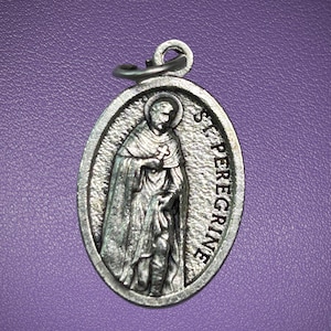Saint Peregrine Medal, Patron Saint of Cancer, St Peregrine Medal, Ruega Por Nosotros medal, Pray for Us, Catholic Gift, Gift under 10