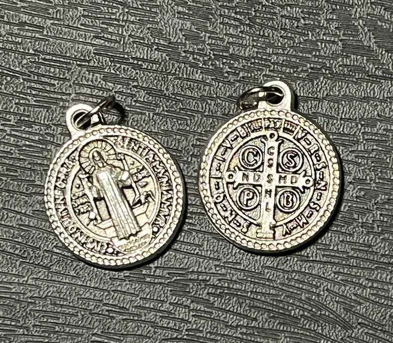 Saint Benedict Round Medal, Patron Saint Civil Engineers, Patron Saint