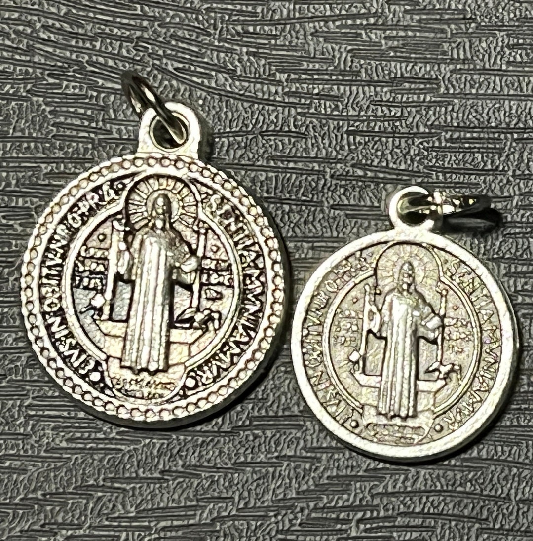 Saint Benedict Round Medal, Patron Saint Civil Engineers, Patron Saint