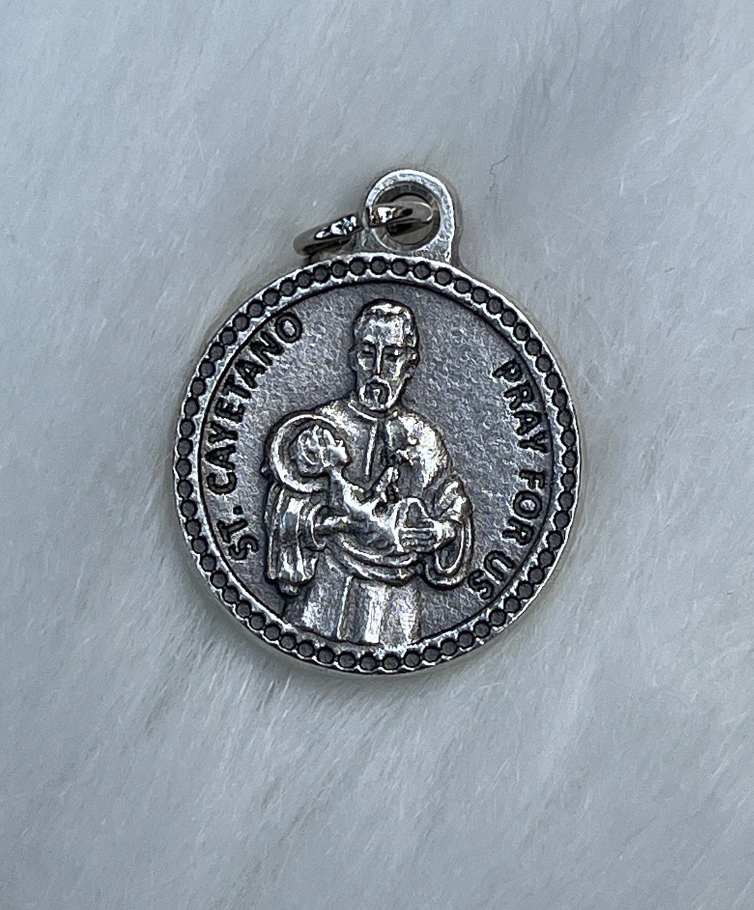 Saint Cayetano cajetan, St Cayetano Medal, Patron of Job Seekers, Patron of Gamblers, Patron of