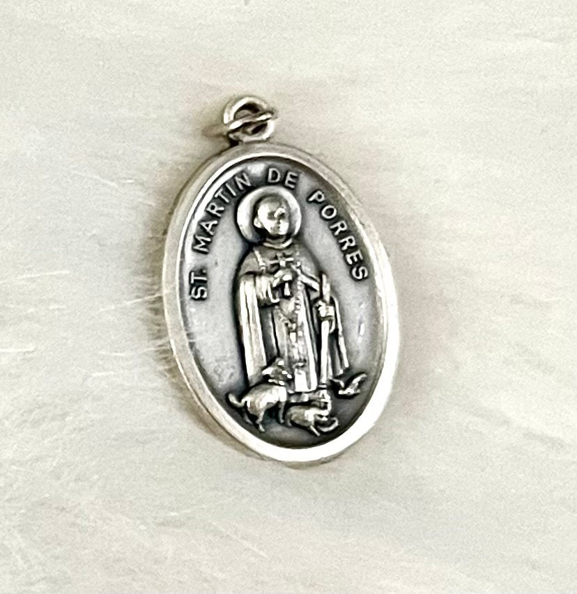 Saint Martin De Porres Medal, Patron Saint of Africanamericans and