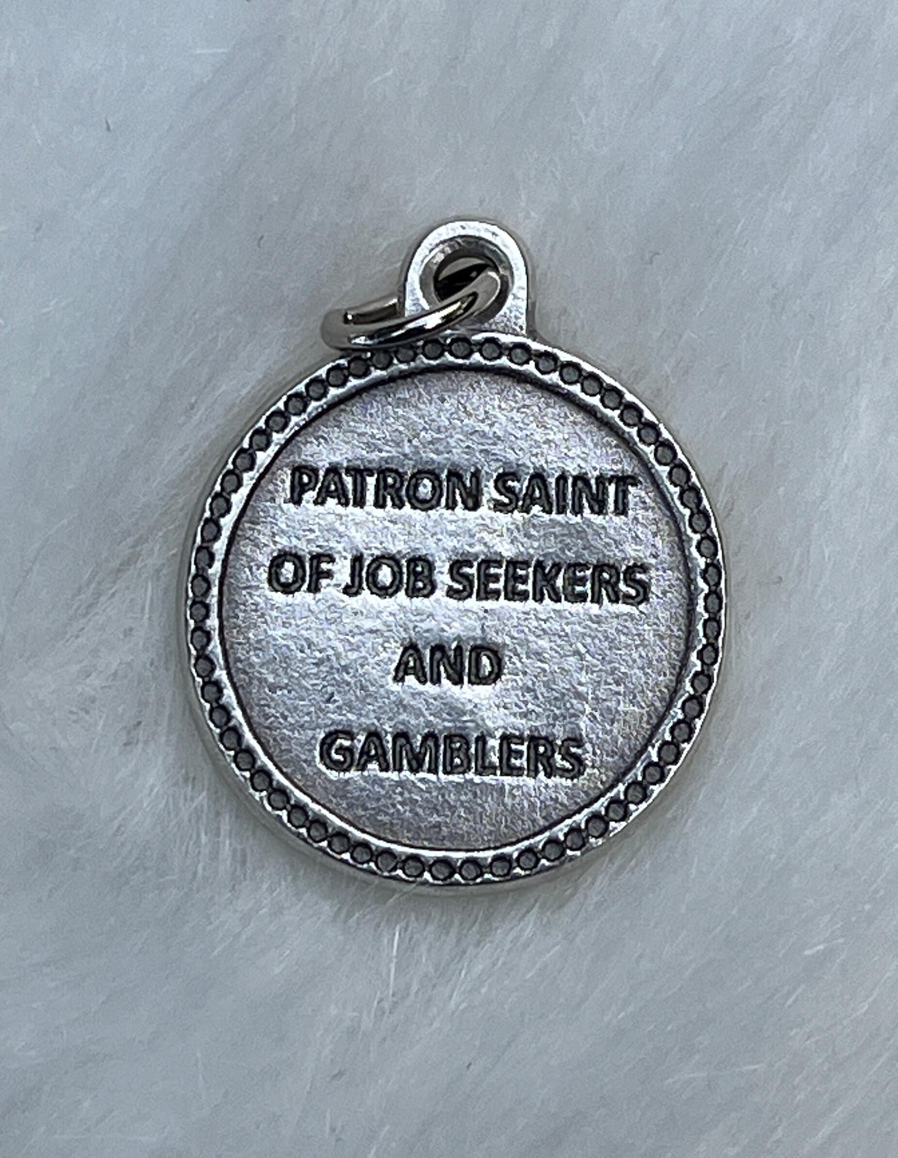 Saint Cayetano cajetan, St Cayetano Medal, Patron of Job Seekers, Patron of Gamblers, Patron of