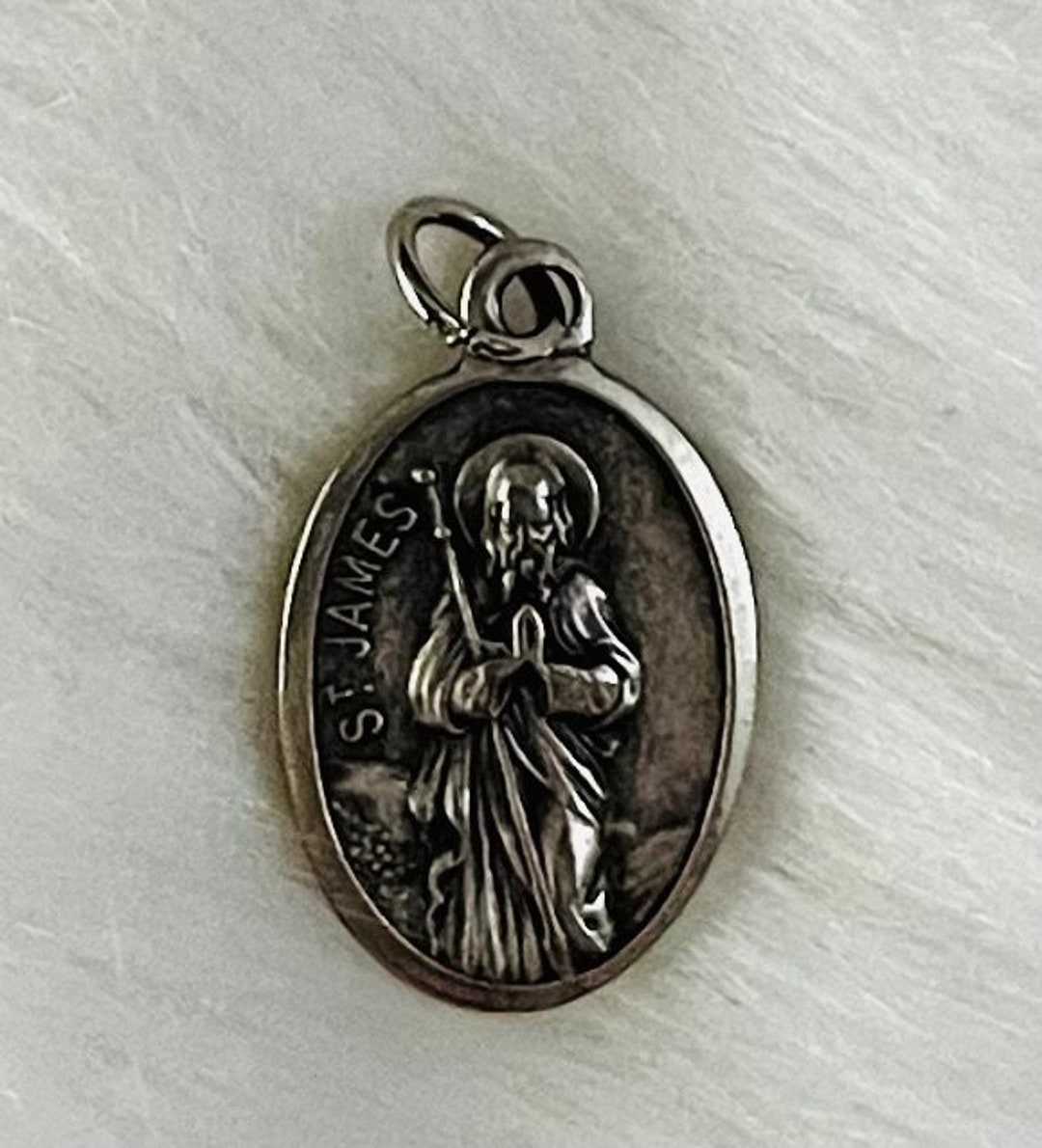 Saint James Medal Patron Saint of Veterinarians, Patron Saint of