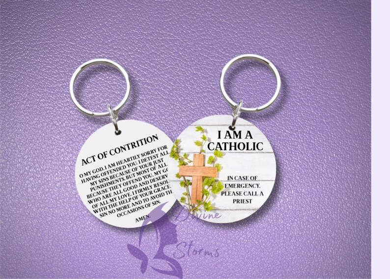 Catholic Keycaps I Am Catholic Faith Keychains – in Case of Emergency Call a Priest ...