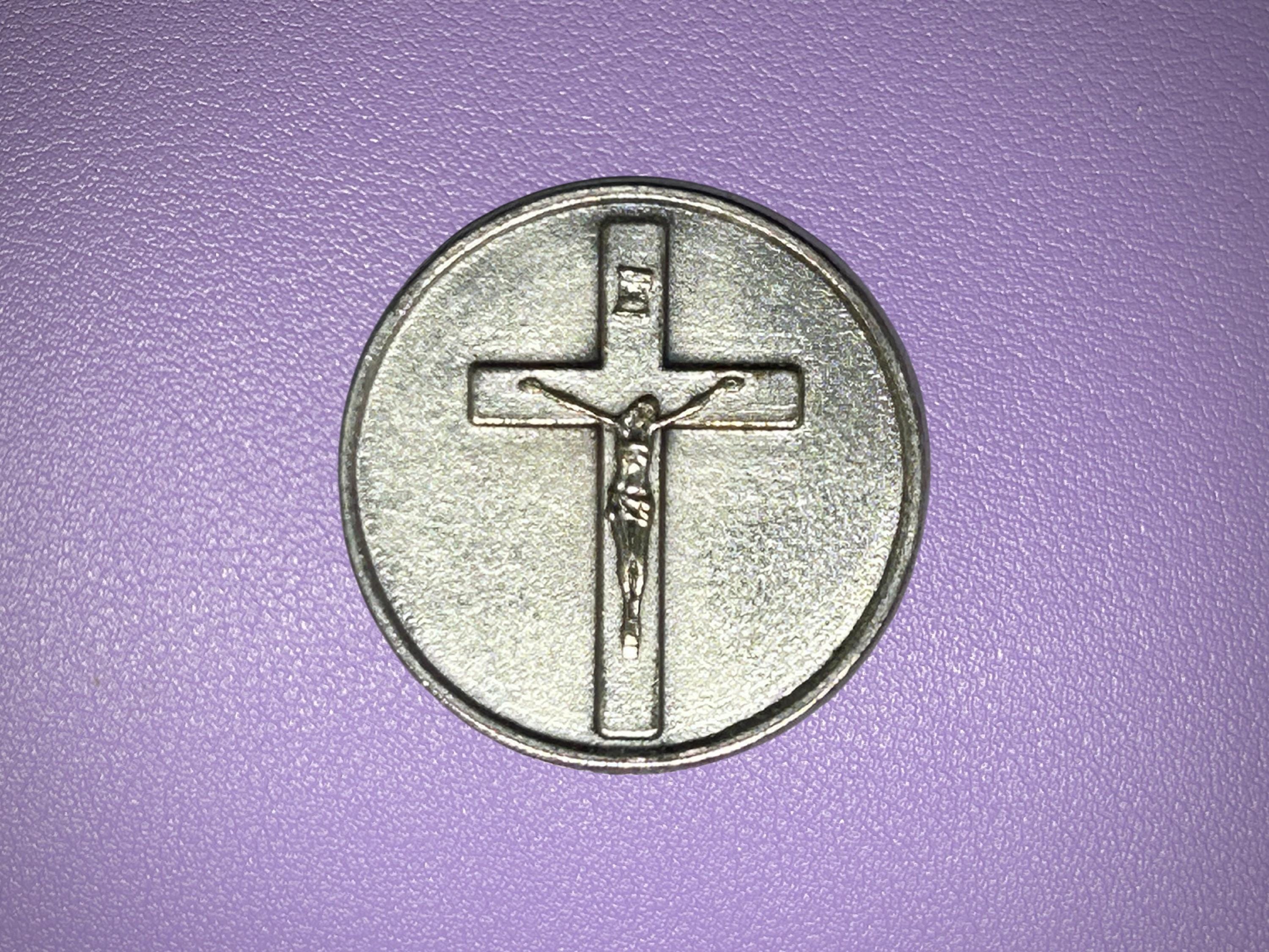 I Am Catholic Pocket Token, Pocket Token, Catholic Gift, Last Rites ...