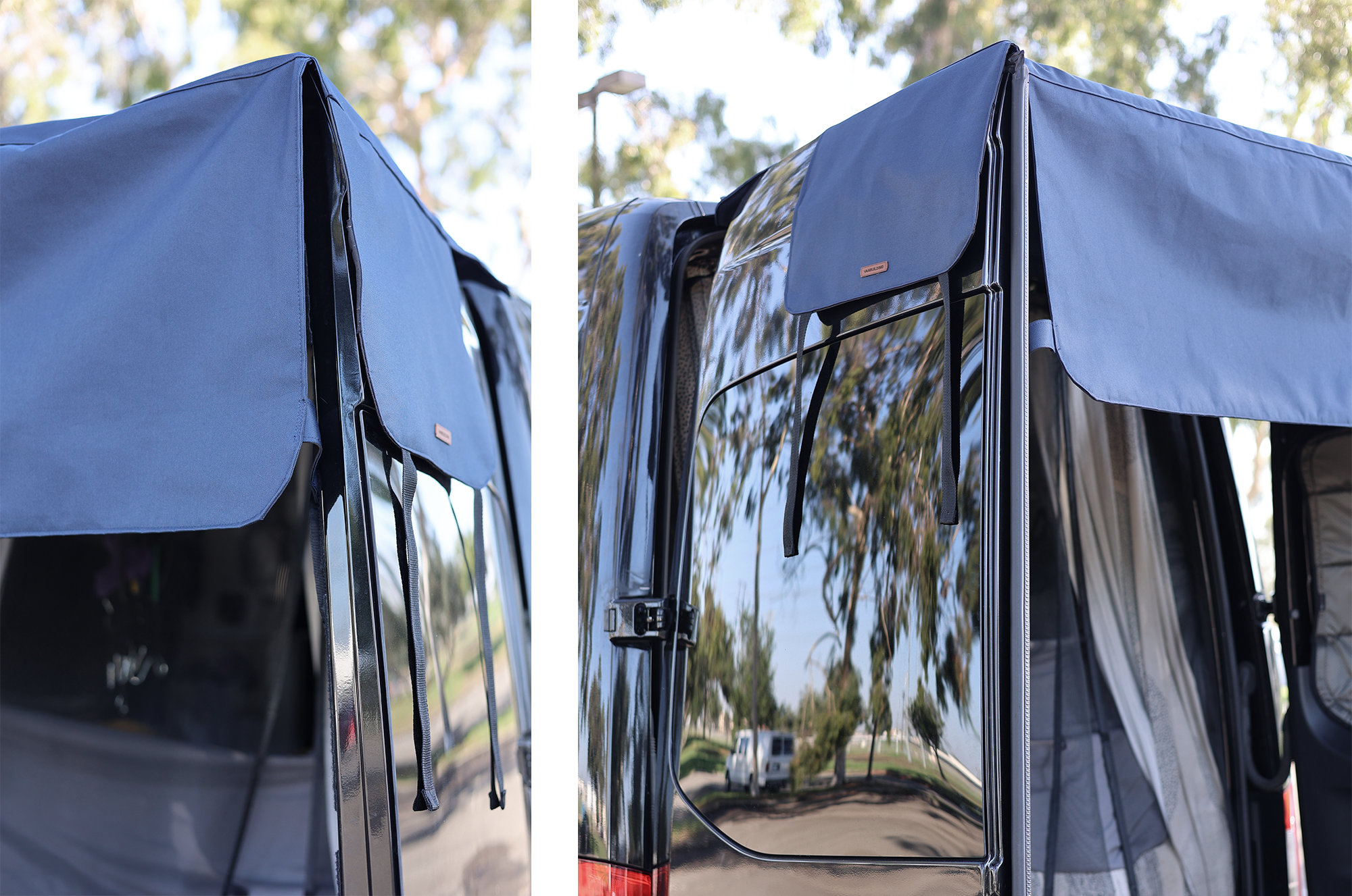 Rear Door Awning for Highroof Vans Mercedes Sprinter Ford Etsy