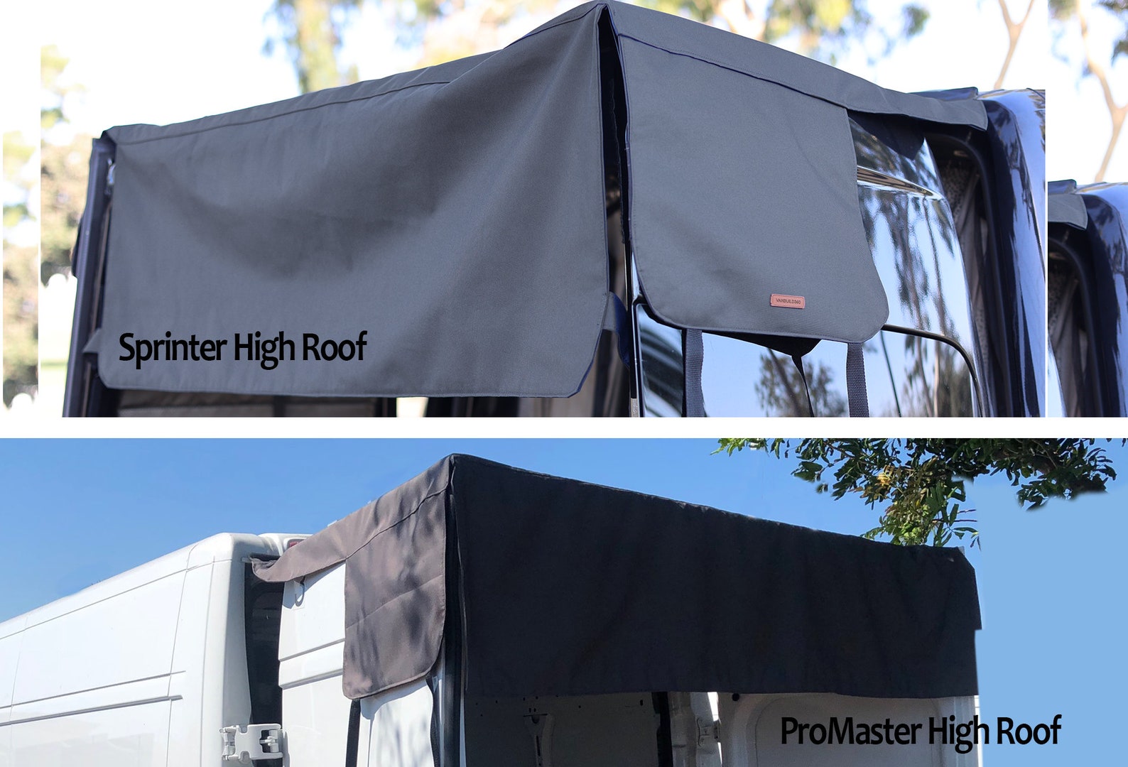 Rear Door Awning for Highroof Vans Mercedes Sprinter Ford Etsy