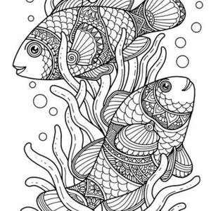 Best Selling 200 Sea Life Mandala Coloring Pages Adult and Kid Coloring Book Ocean Animals Printable Digital Instant Download PDF Popular