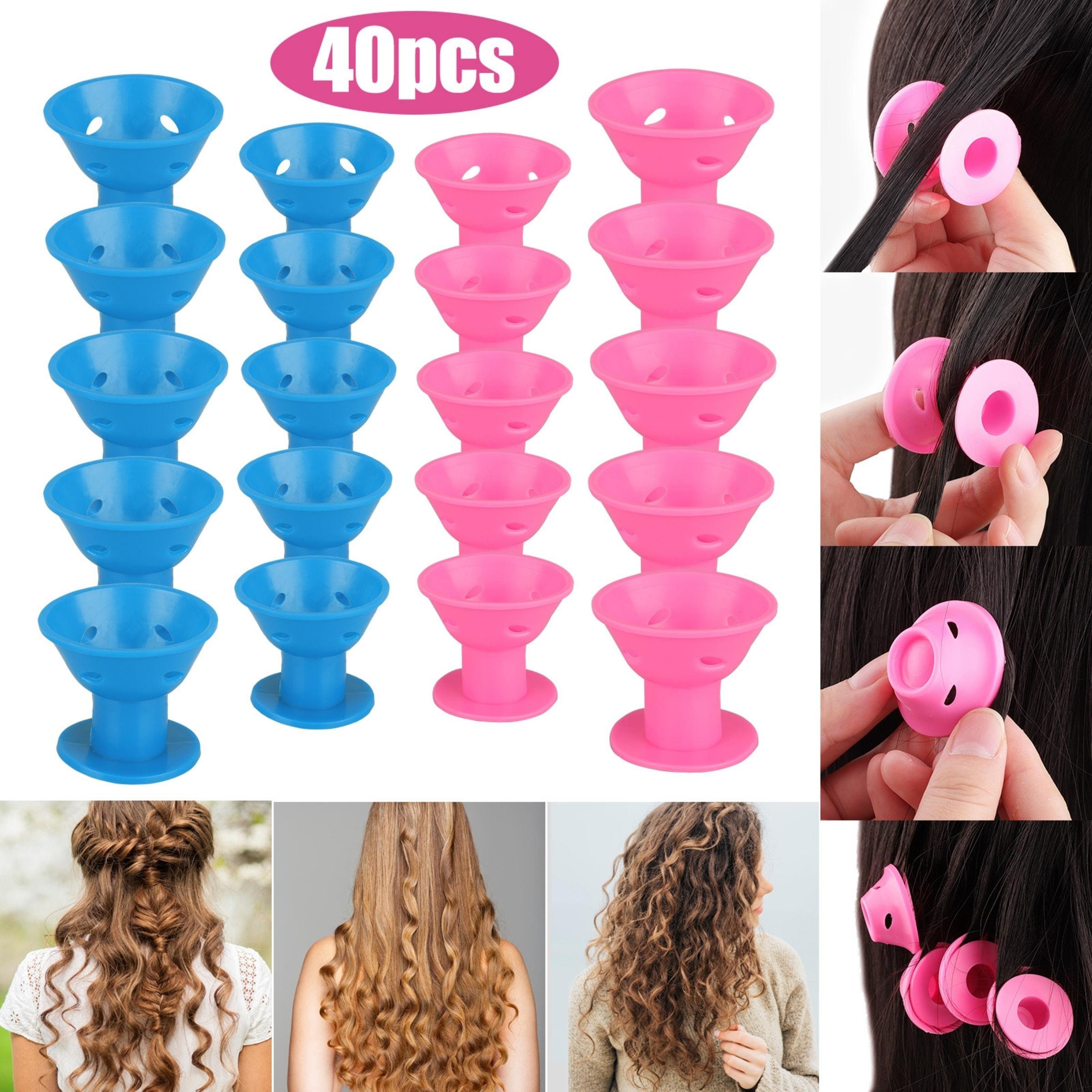 40 Pieces Magic Soft Silicone Curlers Set 2 Colors Hair - Etsy 40 Pieces Magic Soft Silicone Curlers Set 2 Colors Hair - Etsy