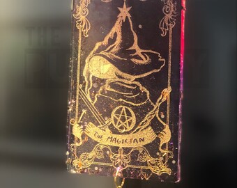 Magician Tarot Card Hanging Suncatcher Home Decor