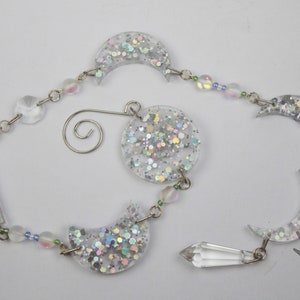 Holographische Mond Phasen hängen Suncatcher Home Auto Decor