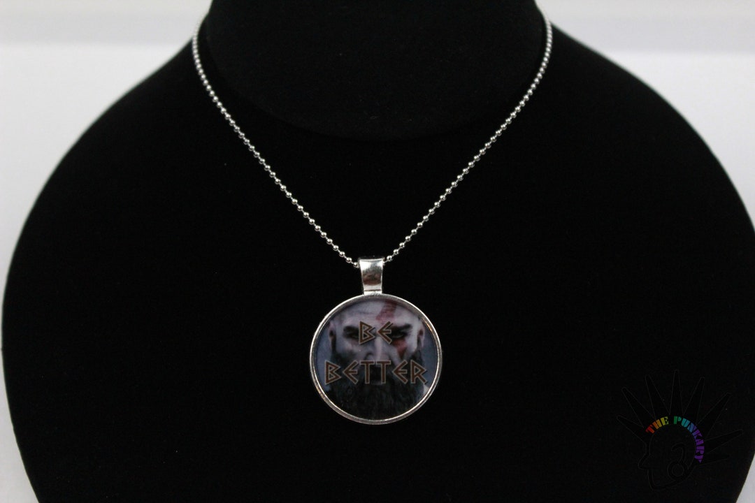 Be Better Kratos Necklace Etsy