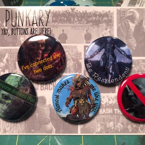 5 Pack BG3 Buttons - 1.5&#39;&#39; Pack #18 (Mixed Bag)