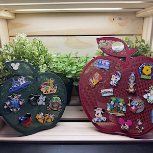 Pin Board (Apple), Enamel Pin Board, 3D Printed Pin Display, Pin Display, More Colors & Shapes in Shop!