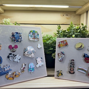 Pin Board (Square), Enamel Pin Board, 3D Printed Pin Display, Pin Display, More Colors & Shapes in Shop!
