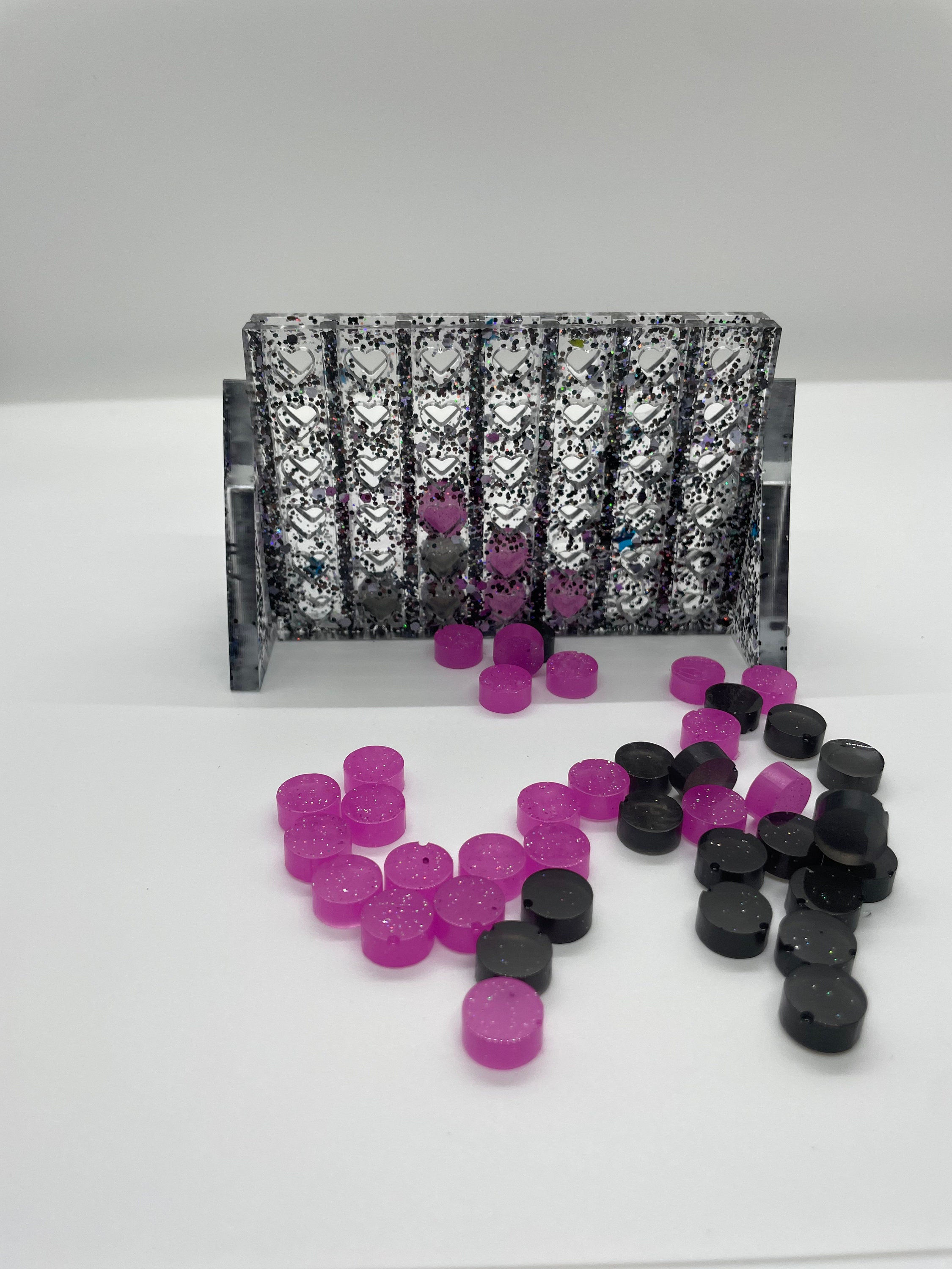 Resin Connect Four Travel Game Etsy