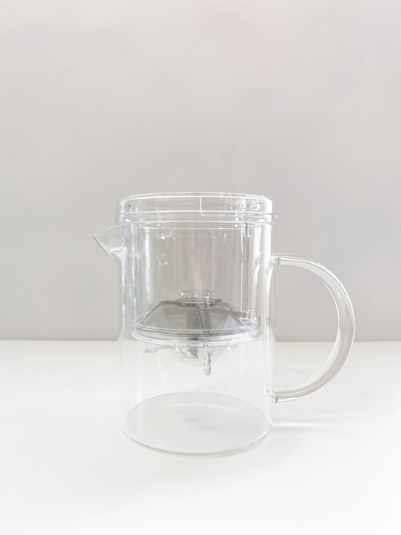 Viral Teapot Maker Glass Teapot With Infusion Time Control Function