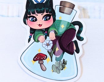 Apothekitty Plant Bottle Sticker