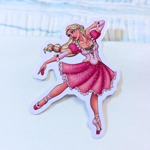 Dancing Princess Sticker (Barbie Genevieve)